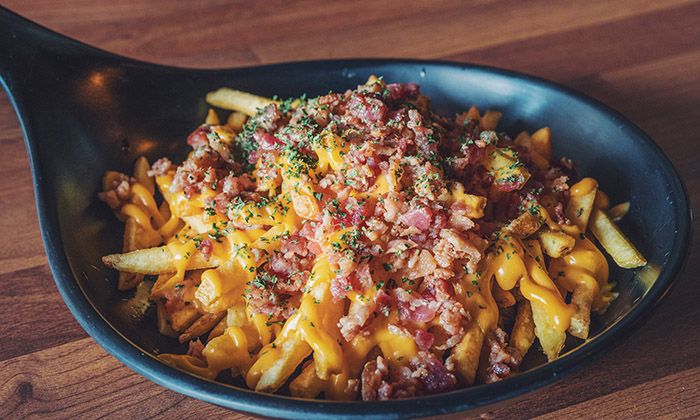 fast food restaurant sells cheese fries