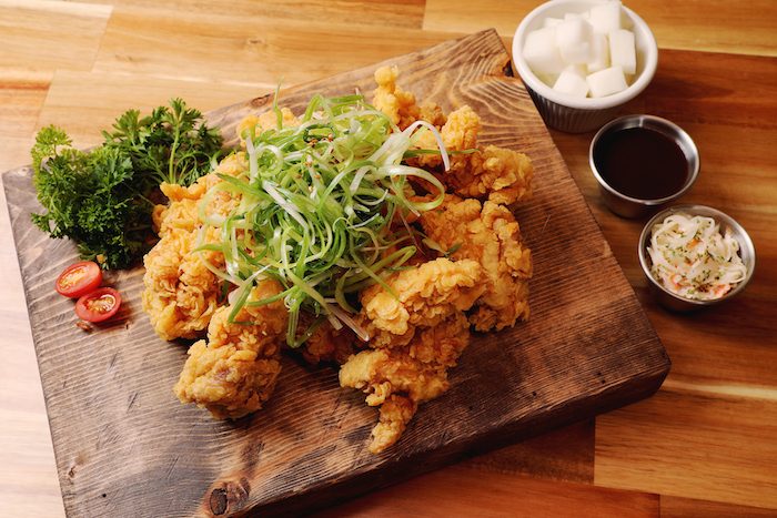 Boneless Chicken with Green Onion — Korean fried chicken restaurant The Fry
